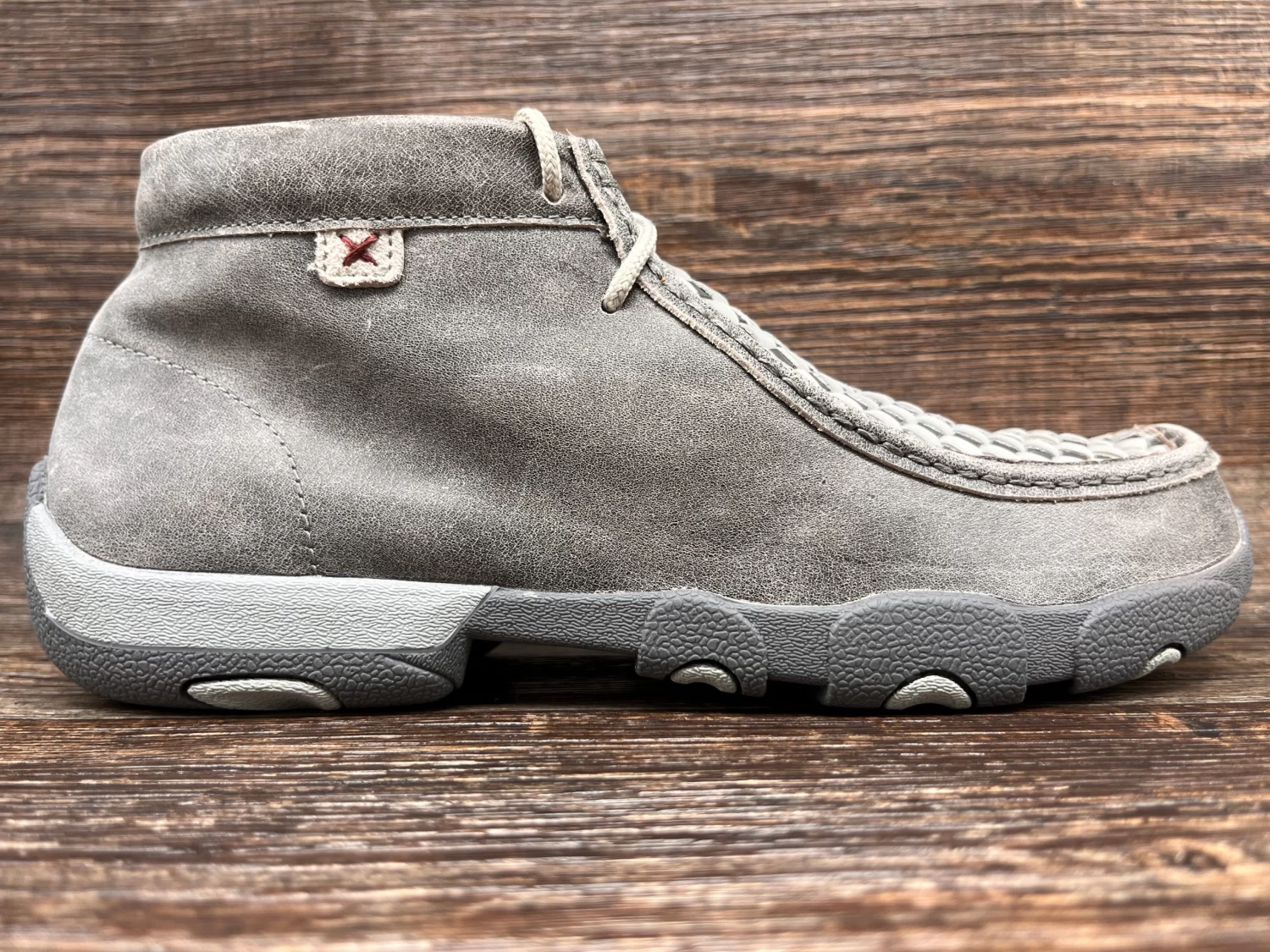 Mdm0073 Men's Basketweave Lace Up Driving Moc By Twisted X - Image 2