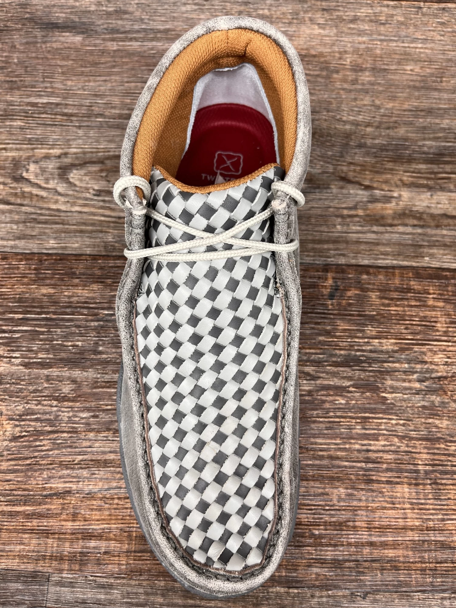 Mdm0073 Men's Basketweave Lace Up Driving Moc By Twisted X - Image 3