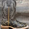 Hpk1844 Kid's Rusty Filet Of Fish Square Toe Western Boot By Horsepower