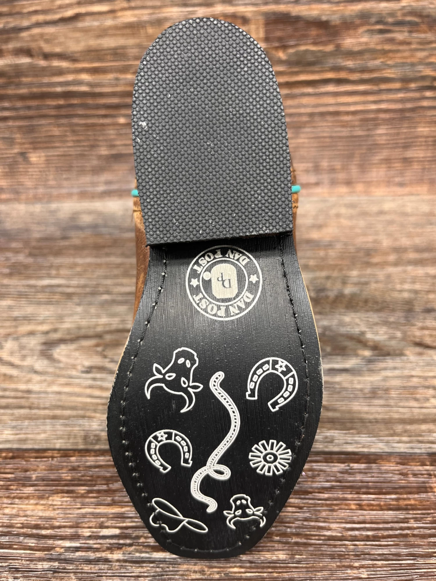 Dpc2908 Girl's Rumi Hair-On Cowhide Western Boot By Dan Post - Image 4