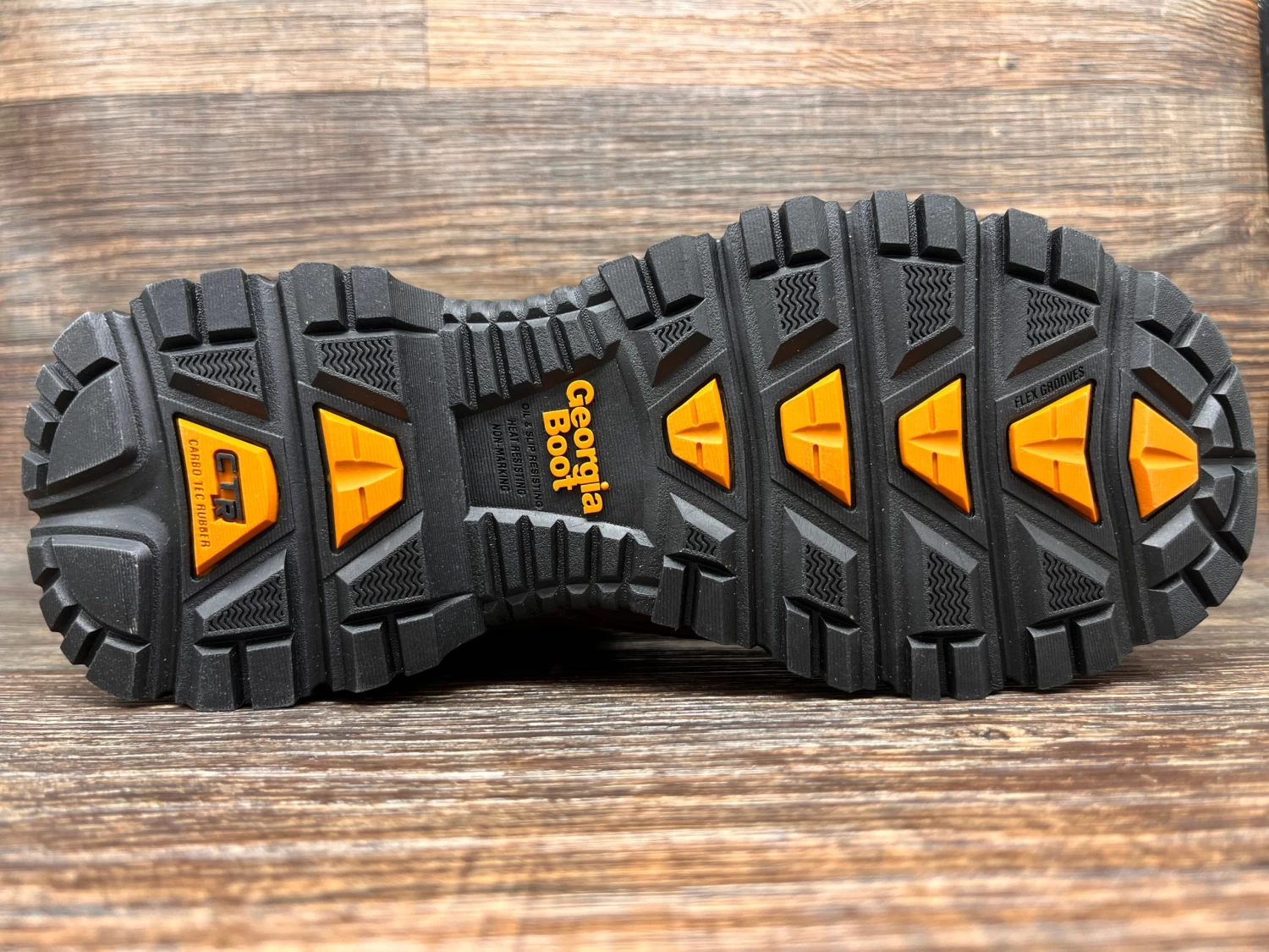 Gb00596 Men's 6 Inch Soft Toe Waterproof Lace Up Work Boot By Georgia - Image 4