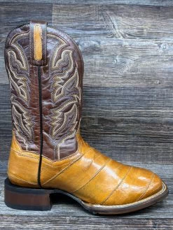 Dp4918 Men's Jetsam Genuine Eel Skin Square Toe Western Boot By Dan Post