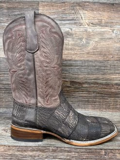 L5951 Men's Circle-G Patchwork Shark Skin Square Toe Western Boots By Corral