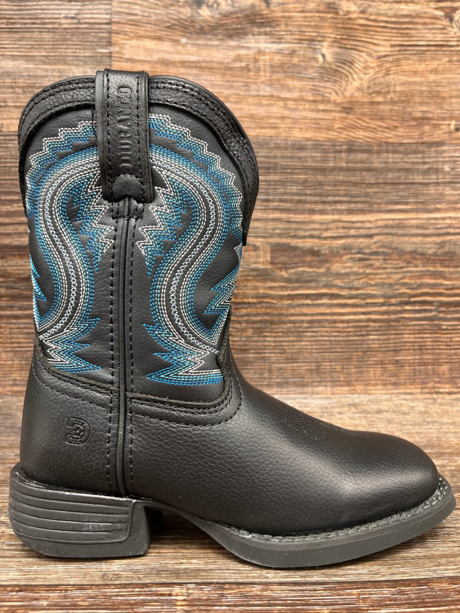 Dbt0236 Kid's Black Onyx Lil' Rebel Pro Western Boot By Durango