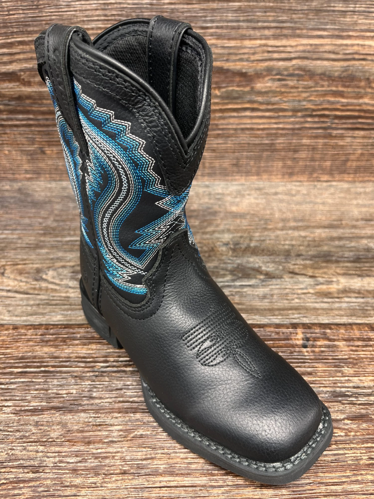 Dbt0236 Kid's Black Onyx Lil' Rebel Pro Western Boot By Durango - Image 2