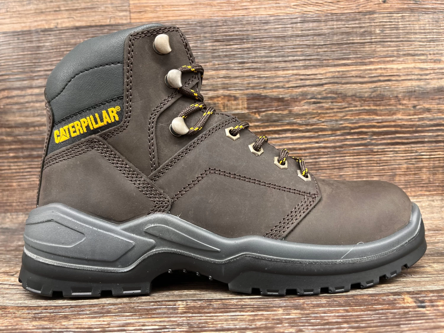P91672 Men's Striver Lace Up Steel Toe Work Boot By Caterpillar