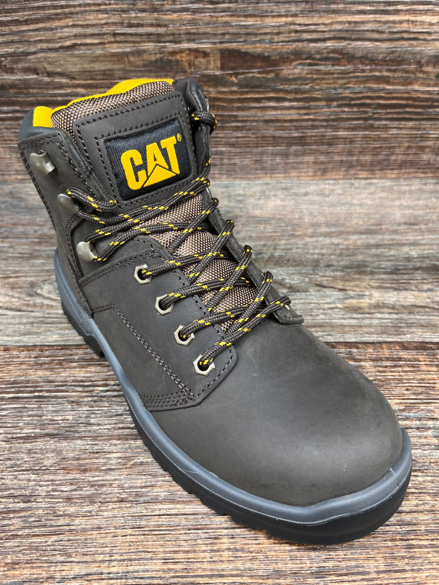P91672 Men's Striver Lace Up Steel Toe Work Boot By Caterpillar - Image 2