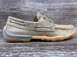 WDM0003 Women's Boat Shoe Driving Moc By Twisted X