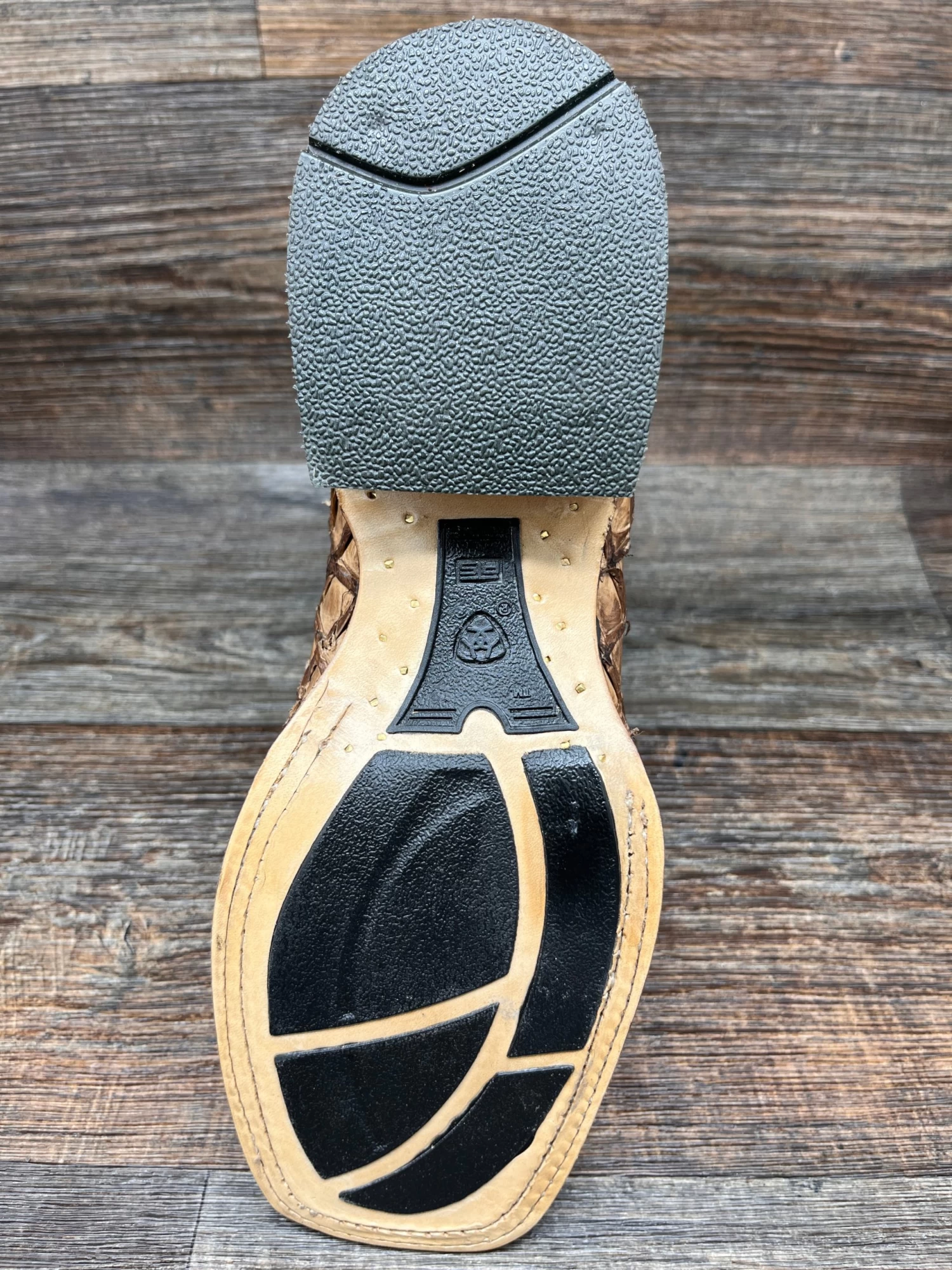 10044421 Men's Deep Water Genuine Pirarucu Western Boot By Ariat - Image 4