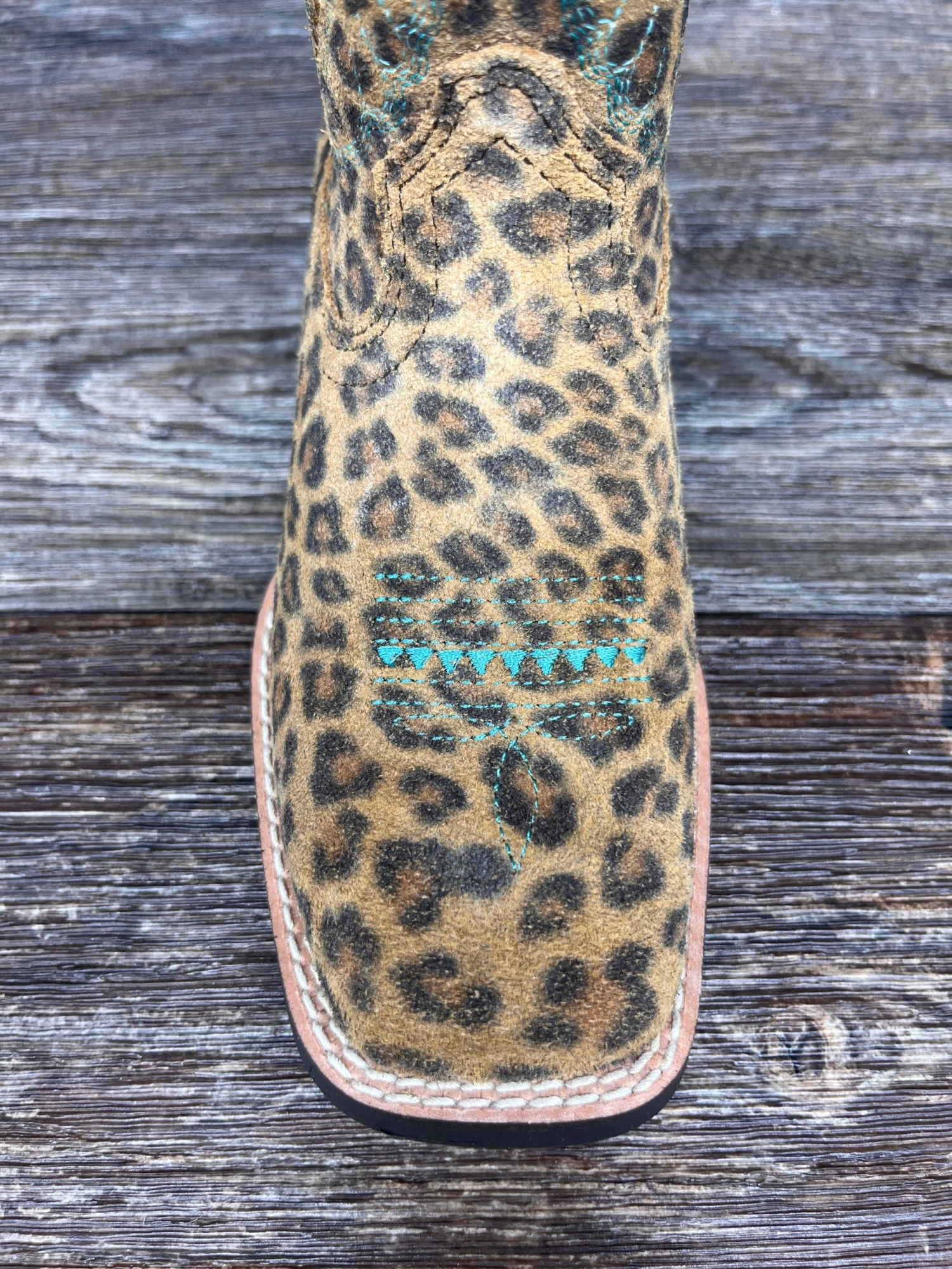 10044422 Kid's Primetime Square Toe Western Boot By Ariat - Image 3