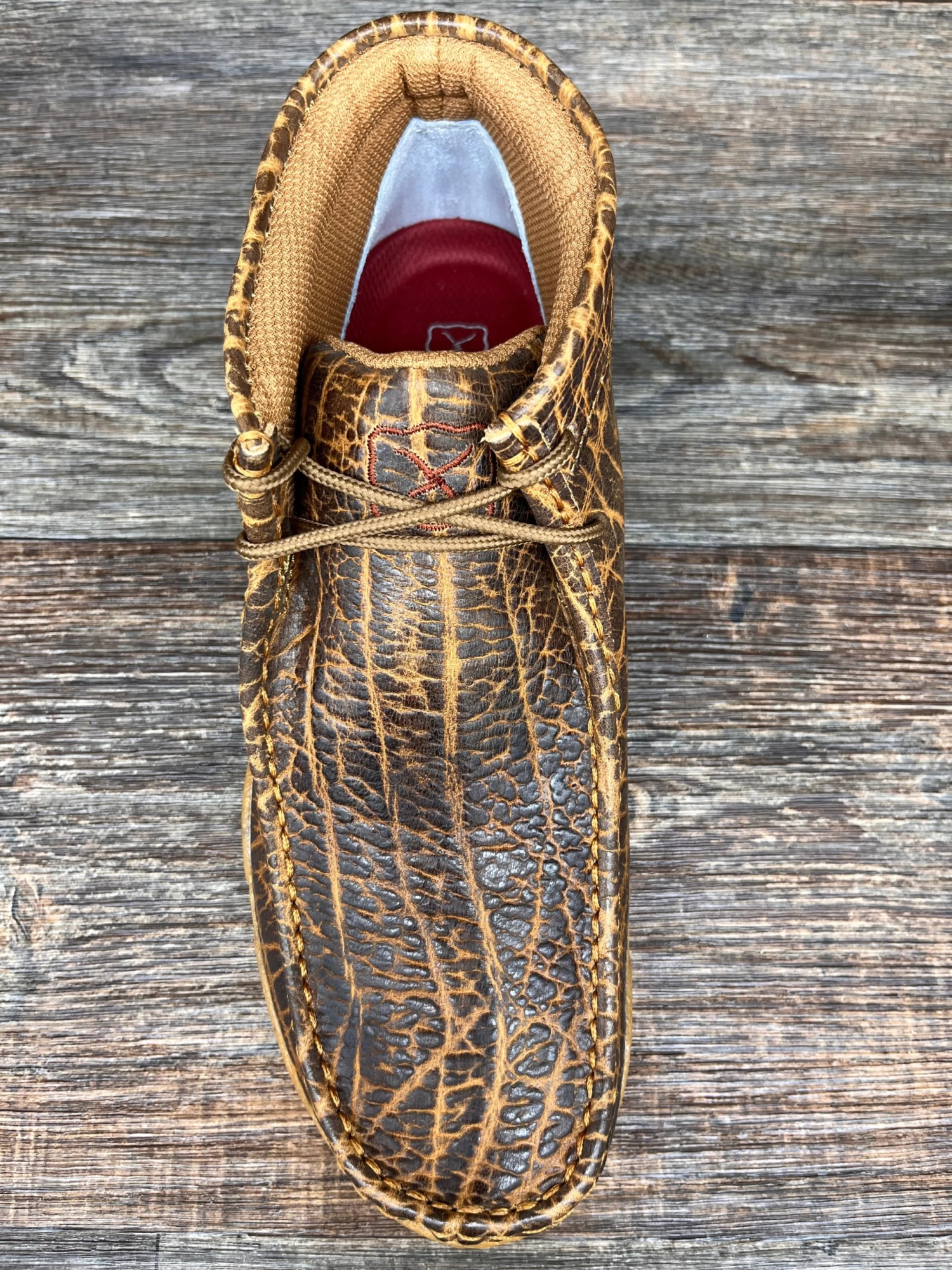 MDM0096 Men's Golden Elephant Print Driving Moc By Twisted X - Image 3