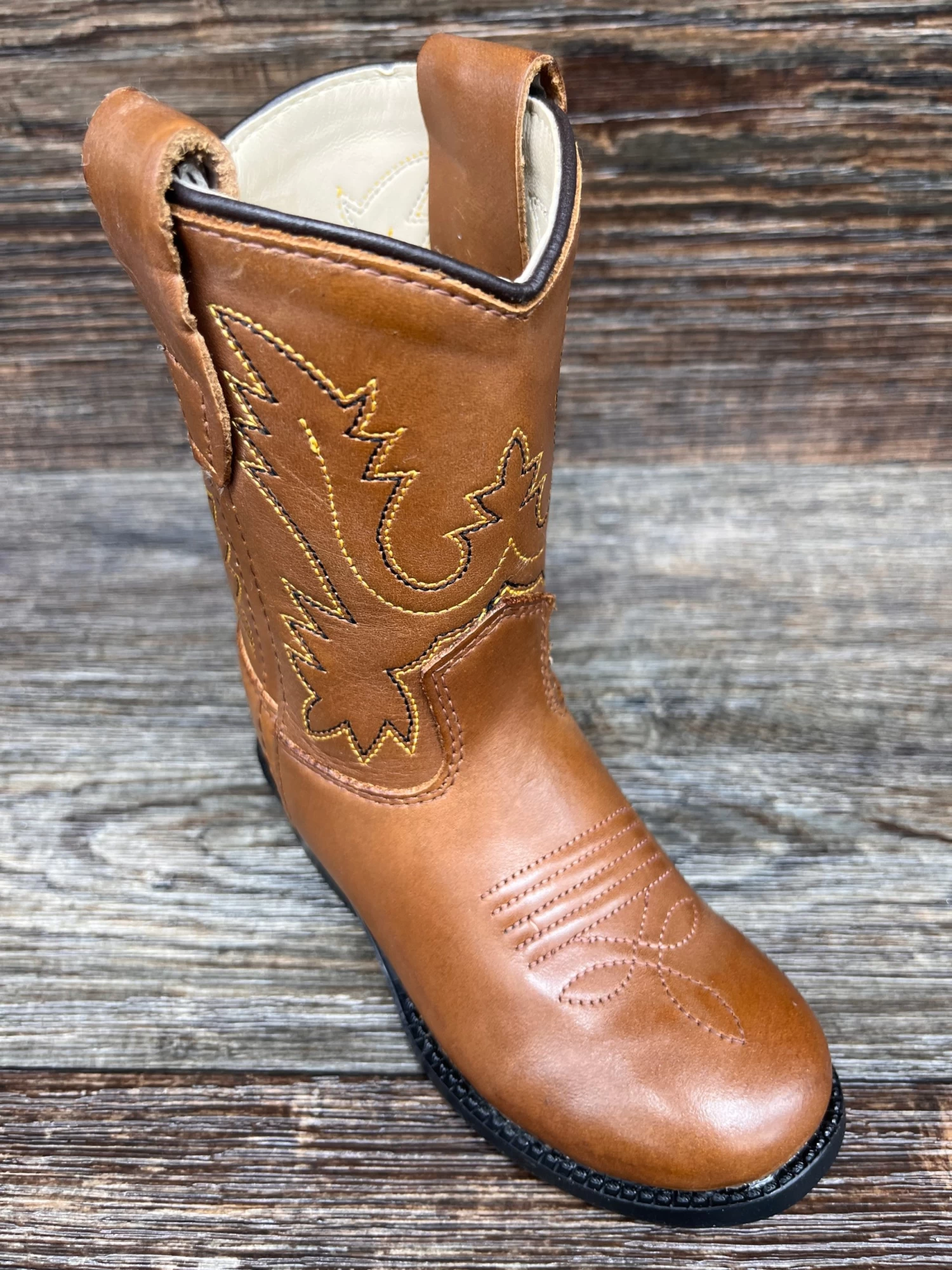 3129 Infant And Toddler Size Round Toe Western Boot By Old West - Image 2