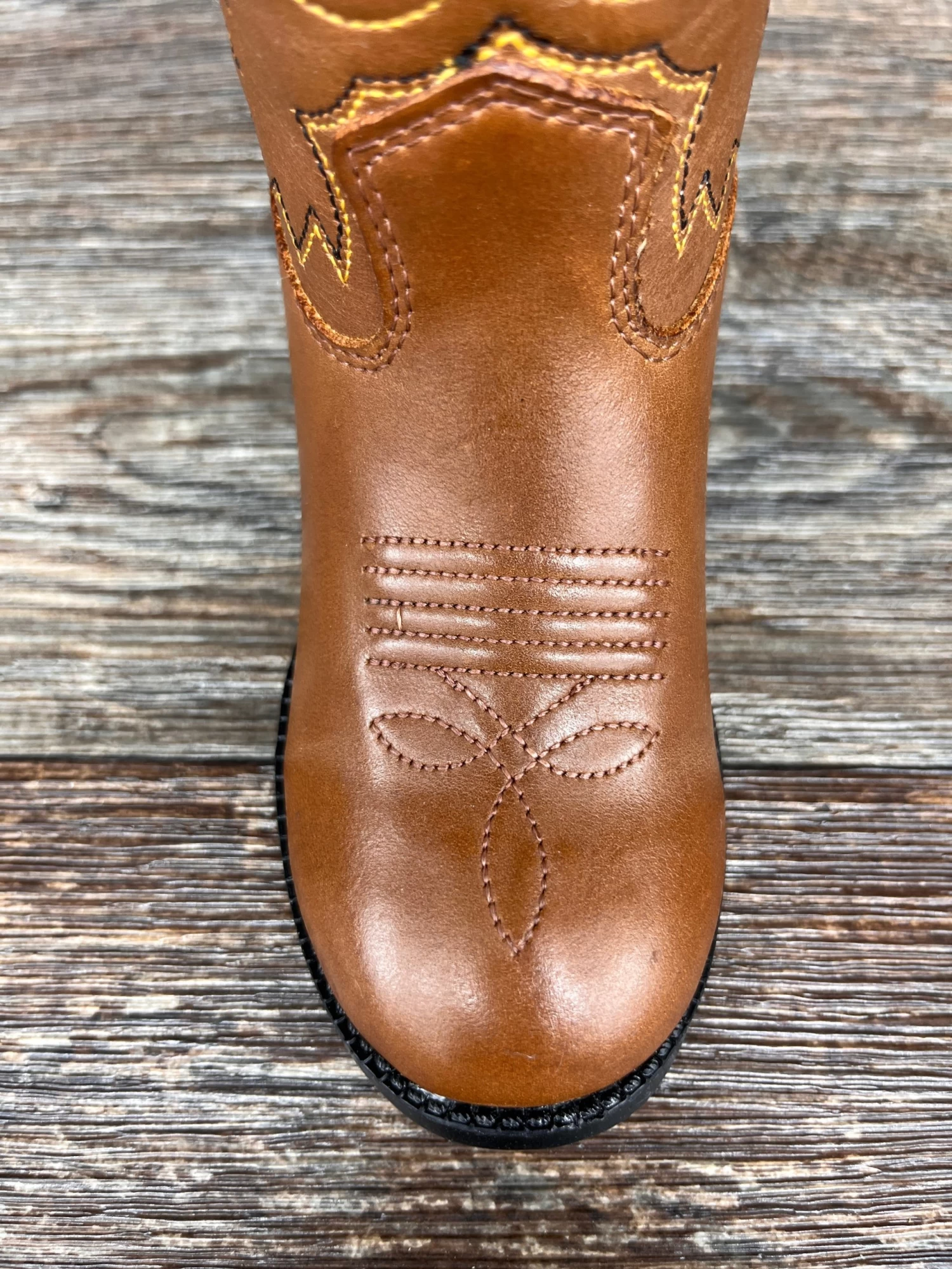 3129 Infant And Toddler Size Round Toe Western Boot By Old West - Image 3