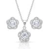 Js4300 Starlight Flower Jewelry Set By Montana Silversmiths