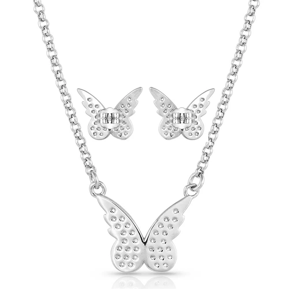 Js5267 Beautiful Butterfly Jewelry Set By Montana Silversmiths - Image 3