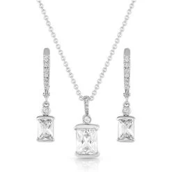 Js5322 Practically Perfect Earring And Necklace Set By Montana Silversmiths