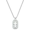 Nc2843 Classic Cross Cut Out Necklace By Montana Silversmiths