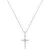Nc3239 Acadian Cross Baguette Necklace By Montana Silversmiths