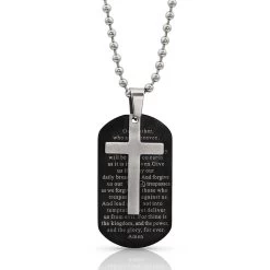 Nc4406 Our Father Prayer Necklace By Montana Silversmiths