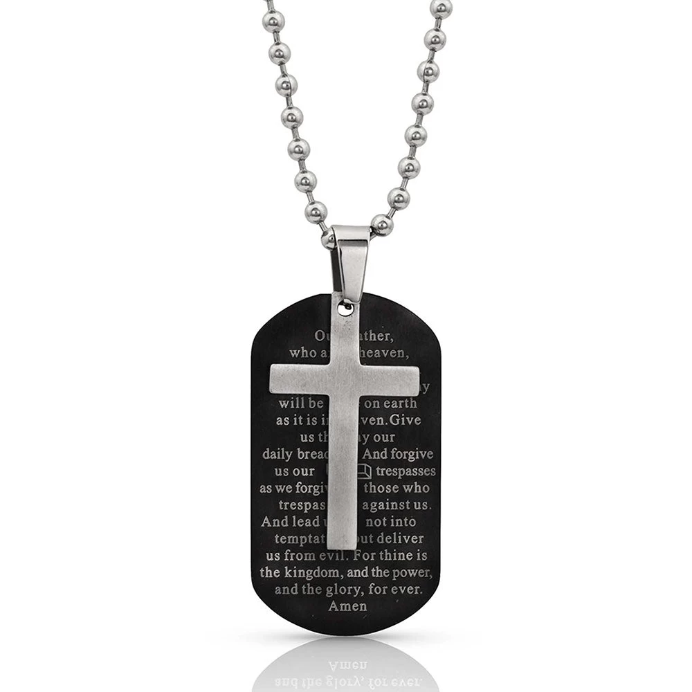Nc4406 Our Father Prayer Necklace By Montana Silversmiths