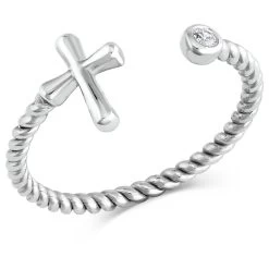 Rg5259 One Size Faith On Full Ring By Montana Silversmiths