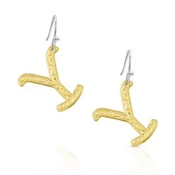 Yeler5153 The Y Yellowstone Brand Earrings By Montana Silversmiths