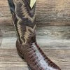 6084r Men's Alligator Print Round Toe Western Boot By Cowtown
