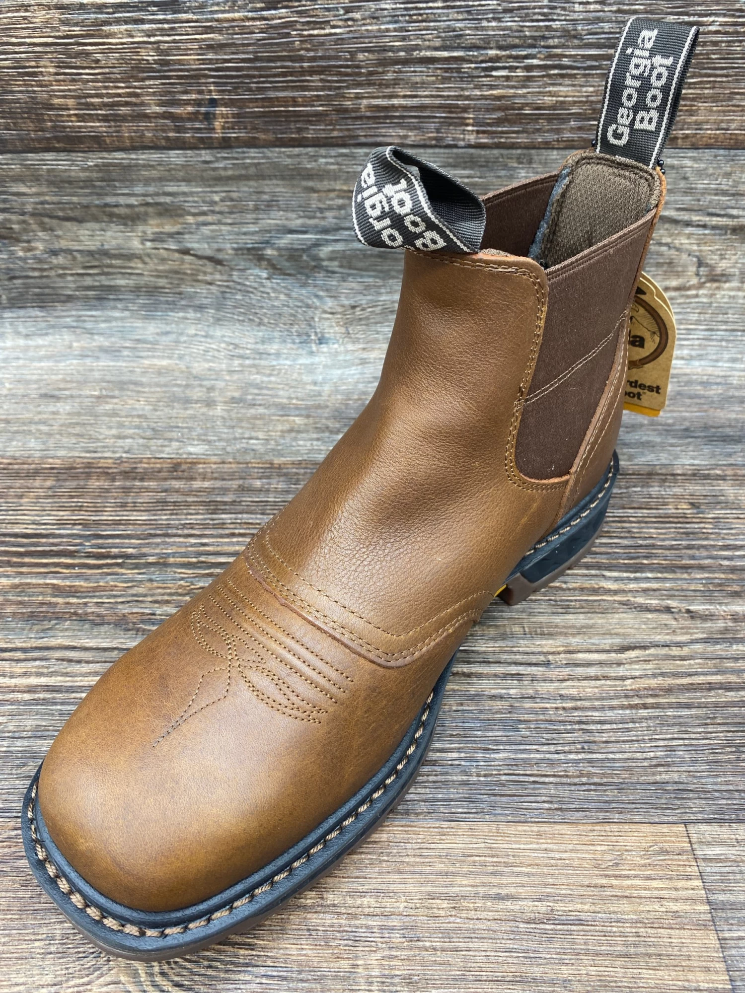 Gb00434 Men's Georgia Boot Carbo-Tec LT Waterproof Chelsea Work Boot - Image 4