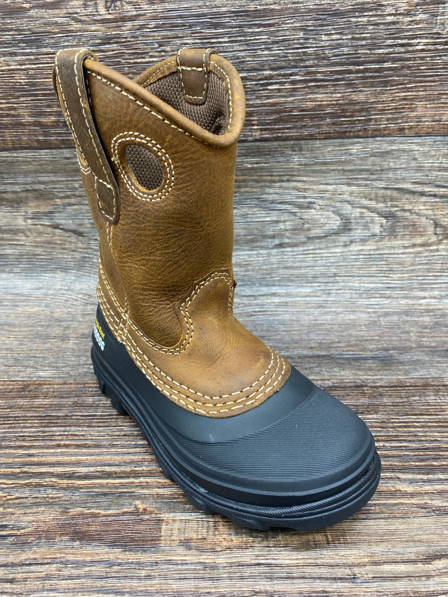 Gb00481 Kid's MudDog Round Toe Work Boot By Georgia