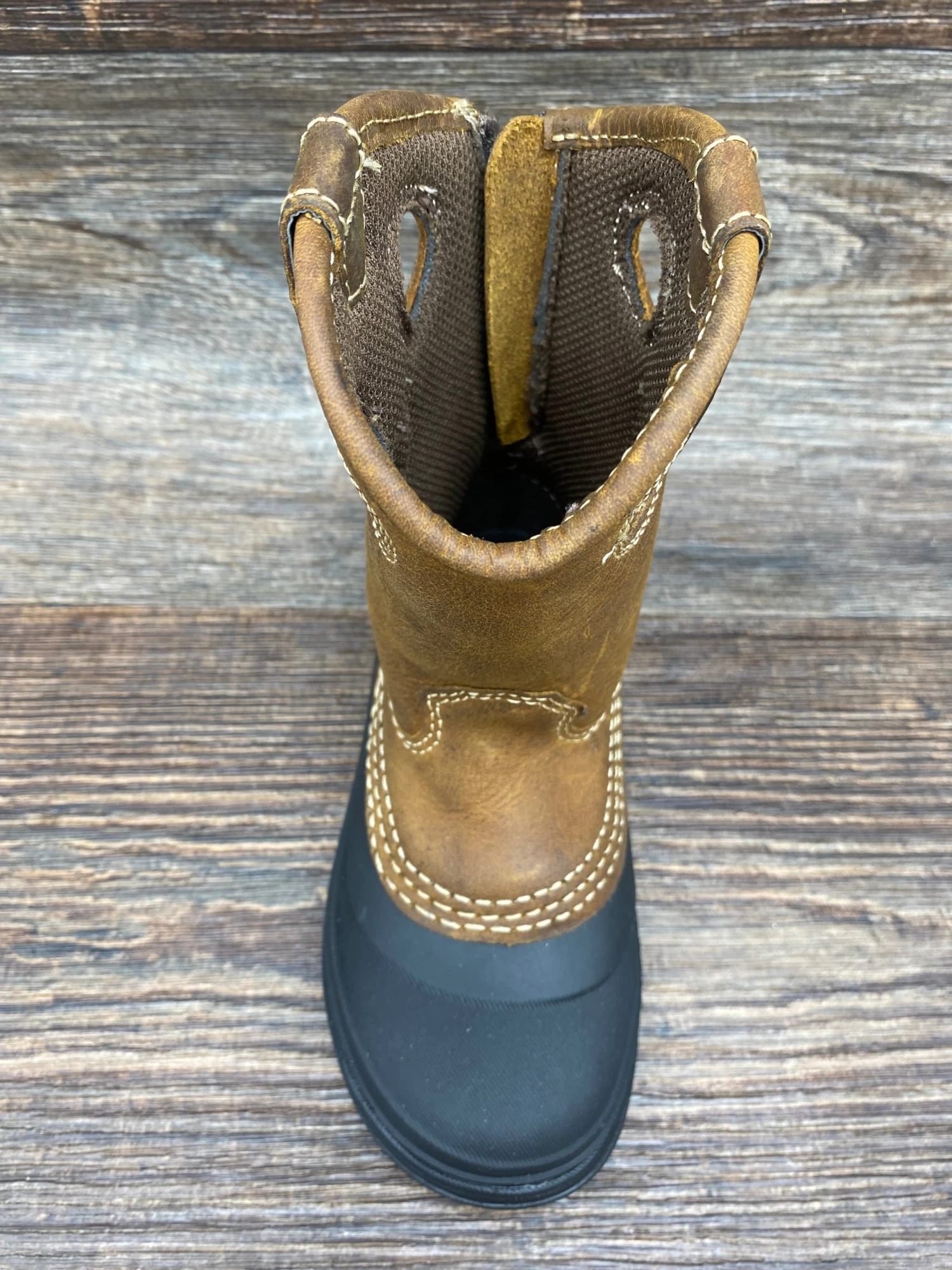 Gb00481 Kid's MudDog Round Toe Work Boot By Georgia - Image 3